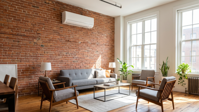 modern ductless air conditioner heritage apartment